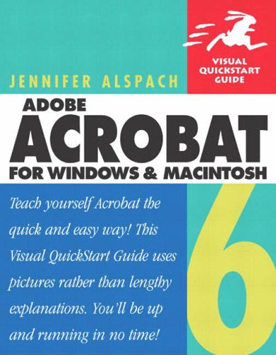 ADOBE ACROBAT 6 For Windows And Macintosh Visual QuickStart Gui 4 70 PicClick
